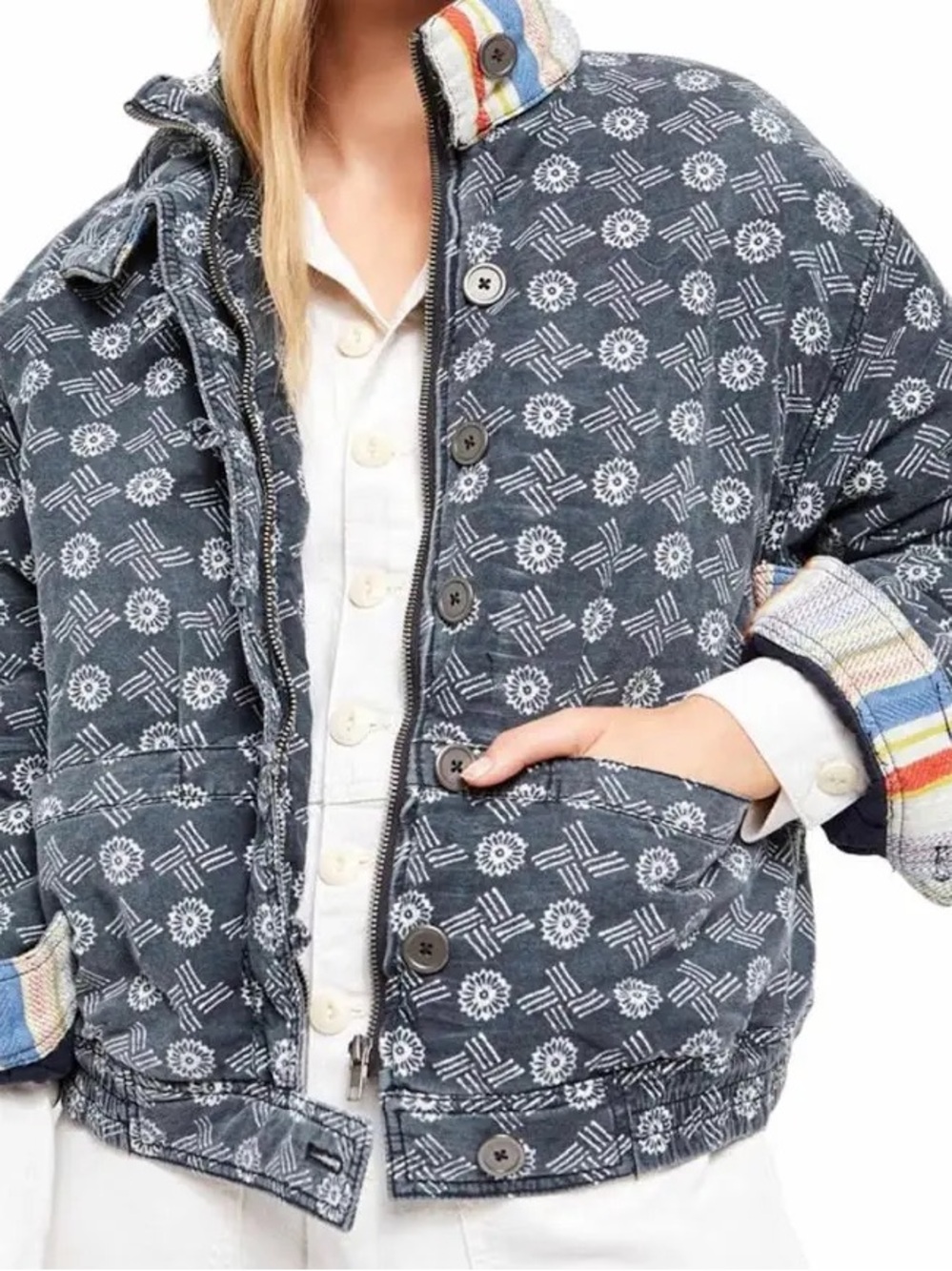 Women's Free People Mackenzie Bomber Jacket